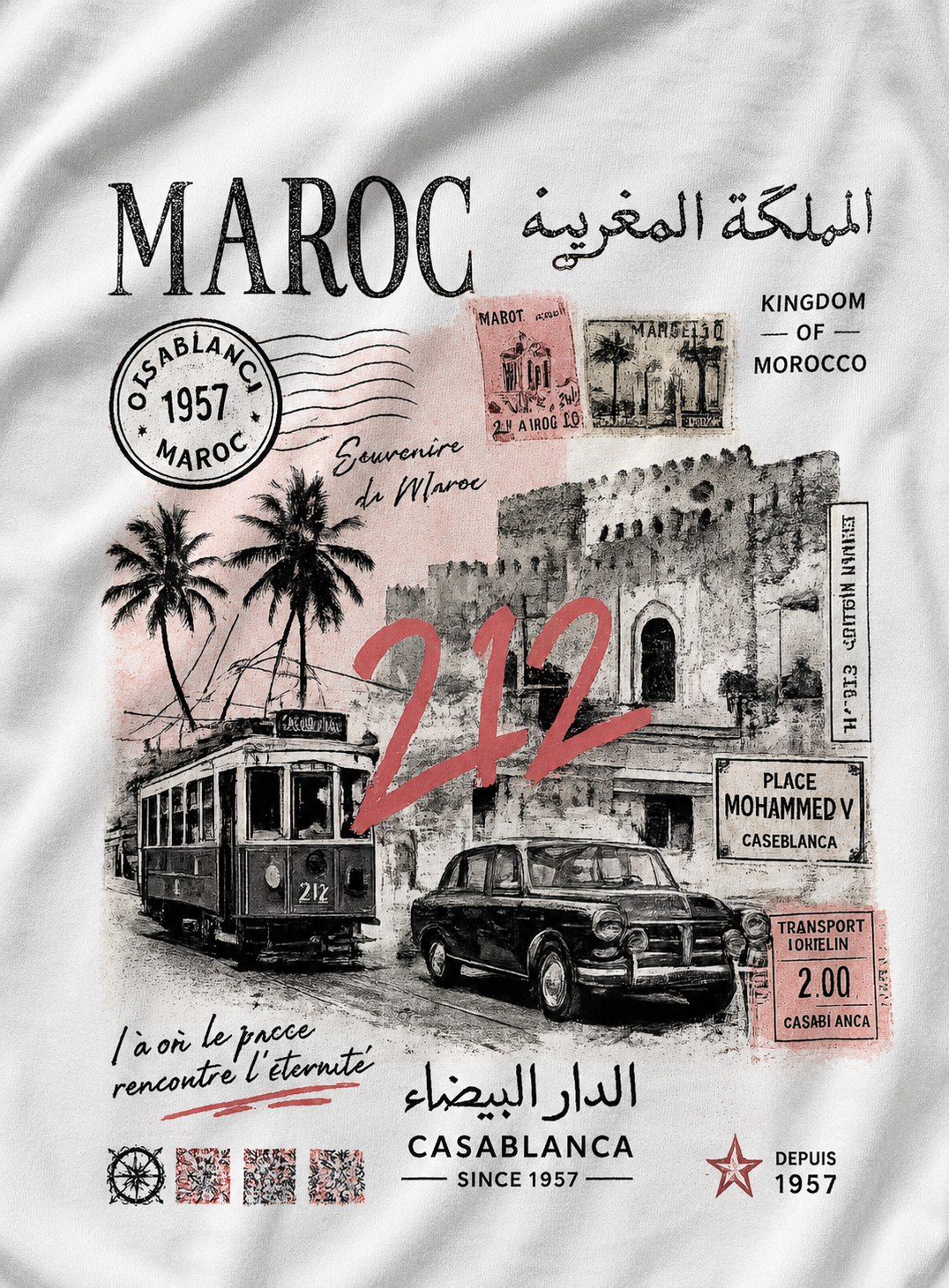 YATUSA Casablanca 212 – T-shirt
